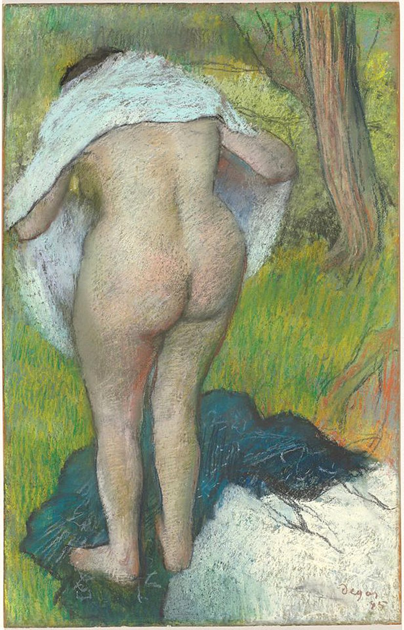 Эдгар Дега. «Одевающаяся девушка». 1885. Фото: Courtesy of the National Gallery of Art, Washington, DC