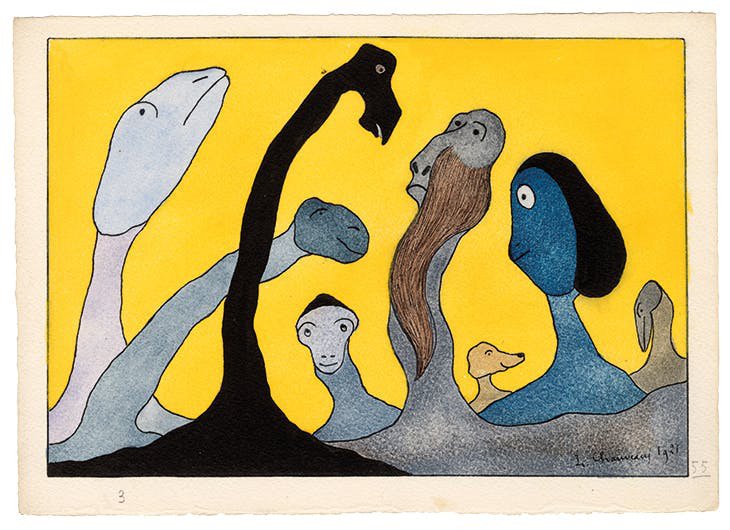 Леопольд Шово. «Чудовищный пейзаж № 55». 1921. Фото: musée d'Orsay