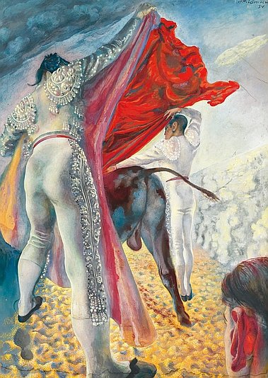 Павел Челищев. Бой быков
