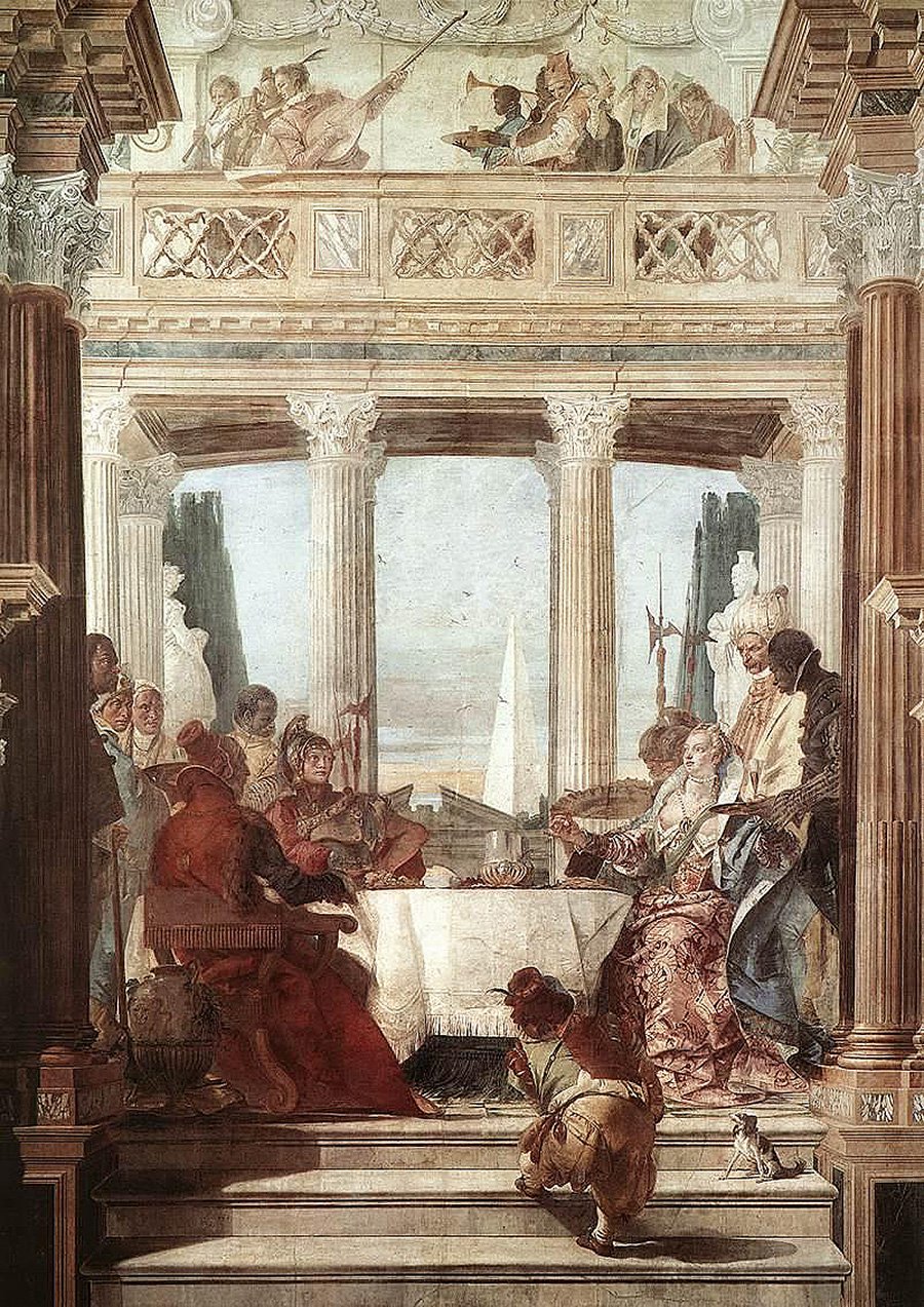 Джамбаттиста Тьеполо. «Пир Клеопатры». 1746–1747. Из собрания Палаццо Лабиа. Фото: Web Gallery od Art/Labia Family Trust