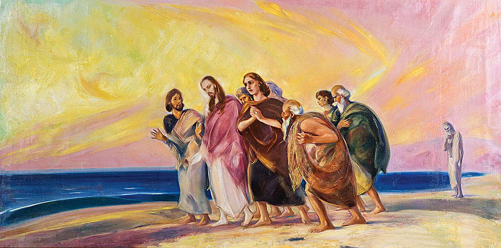 Святослав Рерих. «Христос с учениками». 1934. Фото: Государственный музей Востока