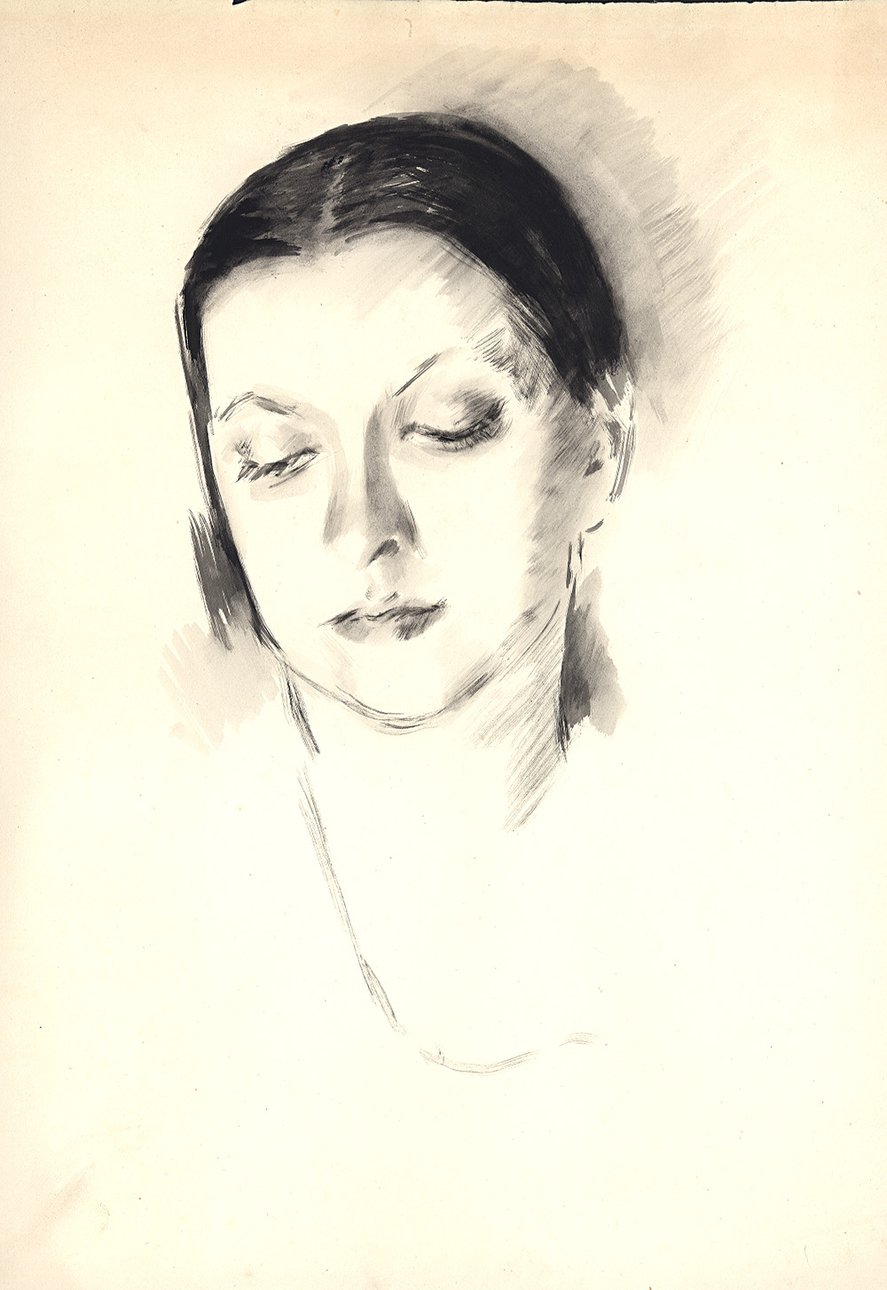 Николай Тырса. «Портрет жены». 1928. Фото: Музей Анны Ахматовой в Фонтанном доме