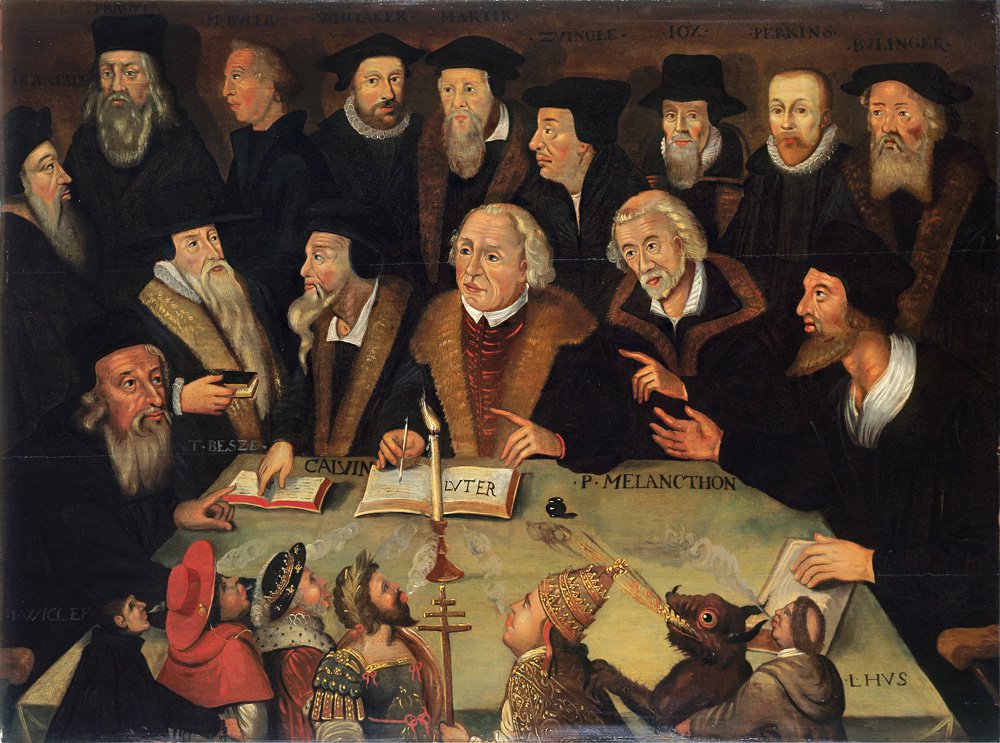 «Мартин Лютер в кругу реформаторов». 1625–1650. Courtesy of DEUTSCHES HISTORISCHES MUSEUM