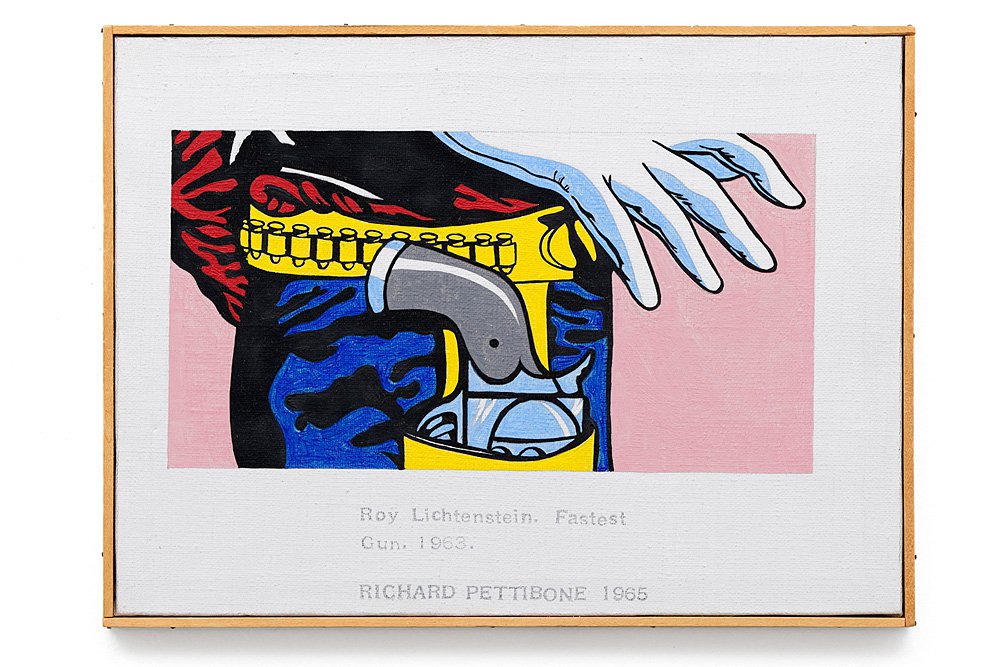 Ричард Петтибон, Рой Лихтенштейн. «Самый быстрый пистолет». 1963, 1965. Фото: © Richard Pettibone. Courtesy Galerie Mitterrand, Paris / Julien Gremaud