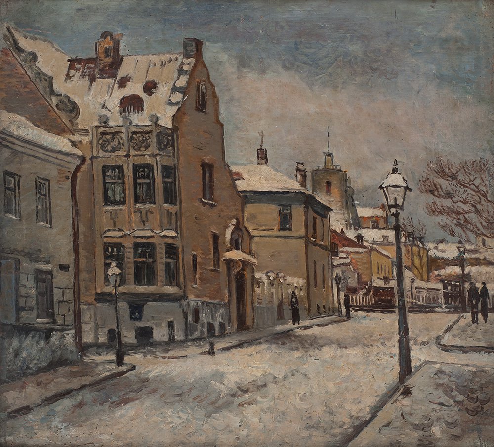 Евгений Окс. «Большой Ржевский переулок». 1934. Фото: IN ARTIBUS