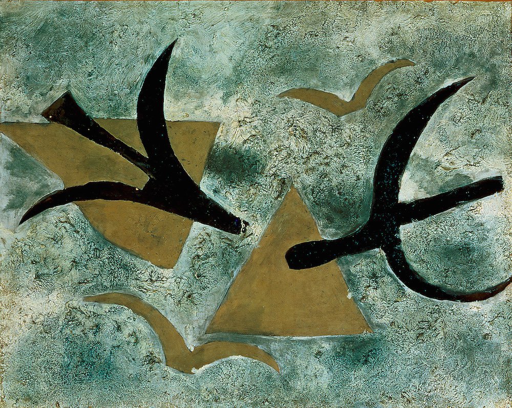 Жорж Брак. «Птицы». 1954-1962. Фото: Adagp, Paris, 2019 / Musée d’art moderne, gift of Maurice Jardot, Belfort