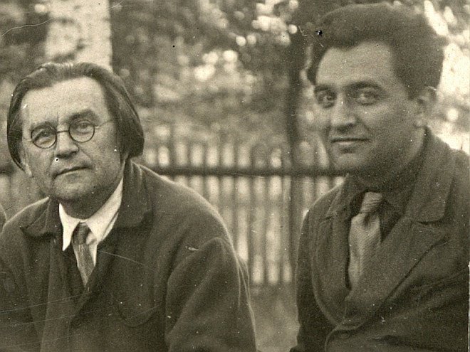 Казимир Малевич и Николай Харджиев в Немчиновке. 1933. Фото: РГАЛИ
