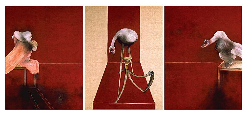 Фрэнсис Бэкон. «Вторая версия триптиха 1944 года». 1988. Фото: Tate