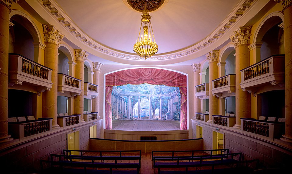 Зрительный зал Театра Гонзаги. Фото: Музей-усадьба «Архангельское»