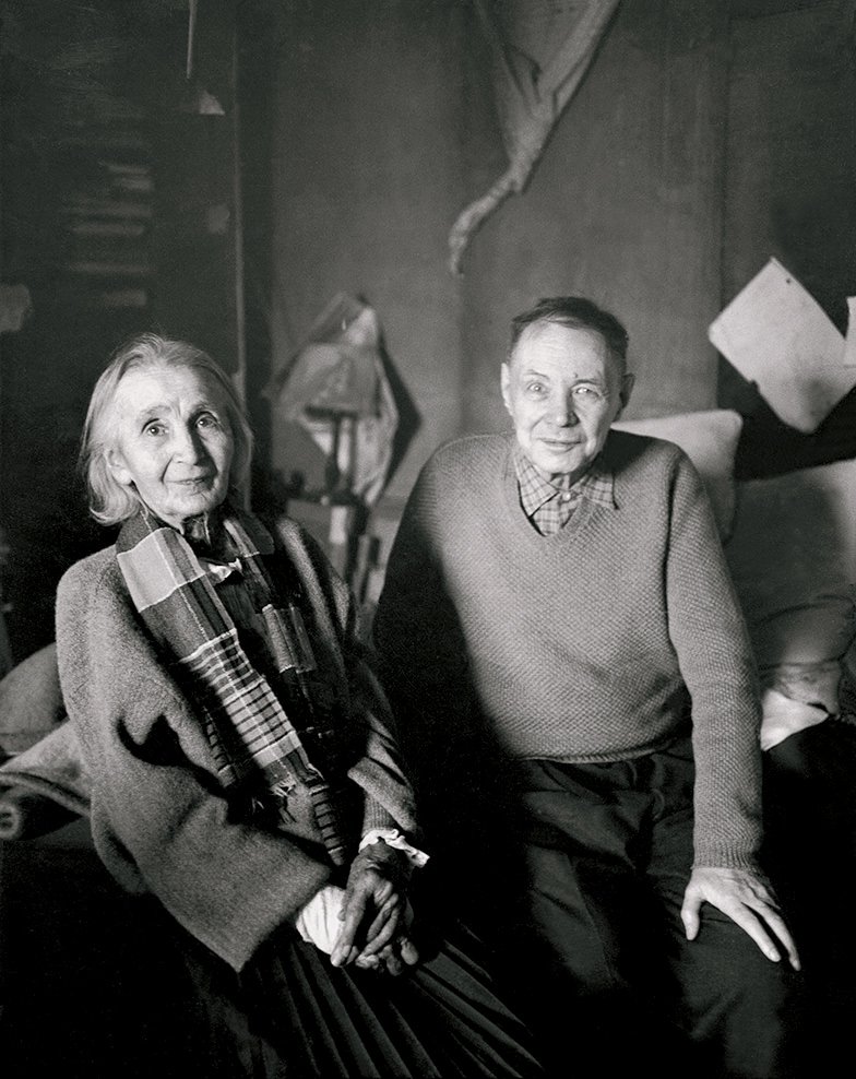 Наталия Гончарова с Михаилом Ларионовым. 1956 г