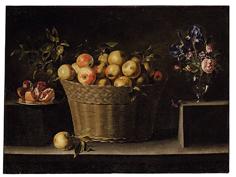 Хуан де Сурбаран. «Натюрморт с яблоками в корзине». 1643–1649. Фото: IN ARTIBUS Foundatio