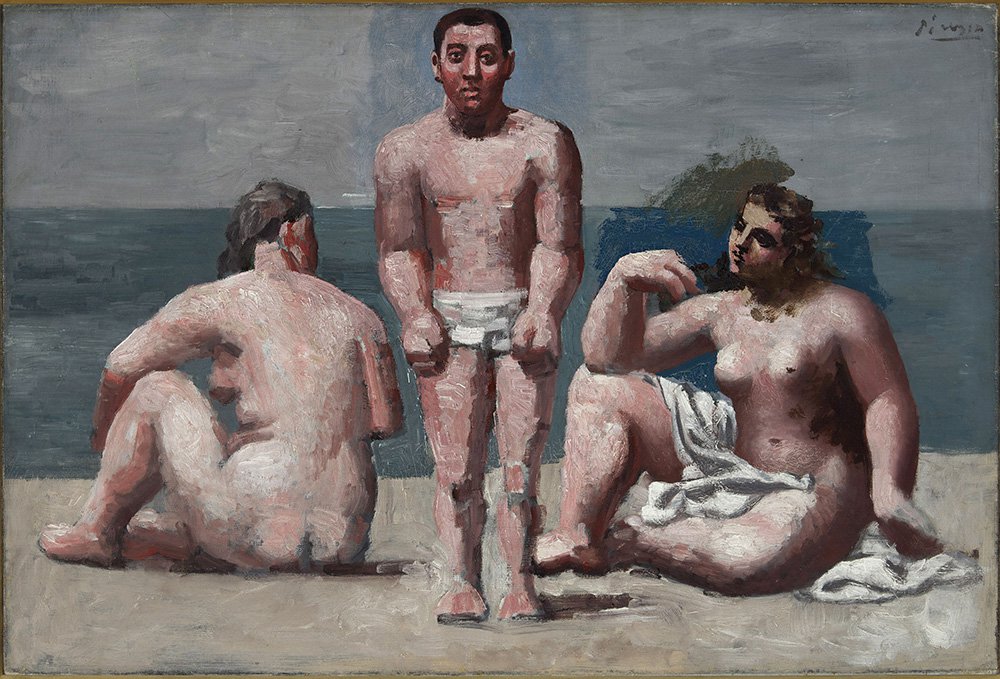 Пабло Пикассо. «Купальщик и купальщицы». 1920–1921. Коллекция Давида Нахмада, Монако