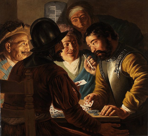 Ян Ливенс. «Игроки в карты». 1623-1624. Фото: The Leiden Collectio