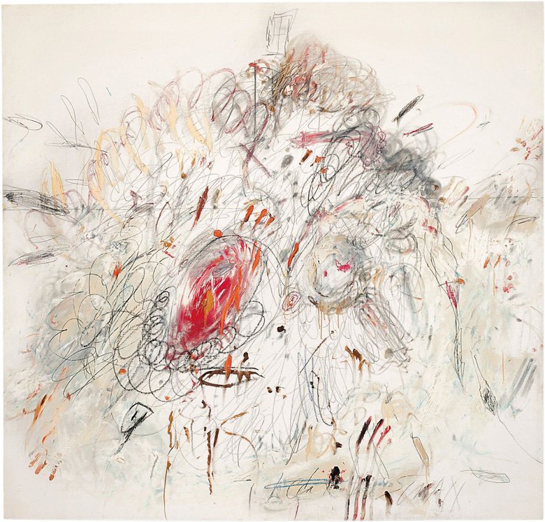 Сай Твомбли. «Леда и лебедь». 1962. Courtesy of Christie’