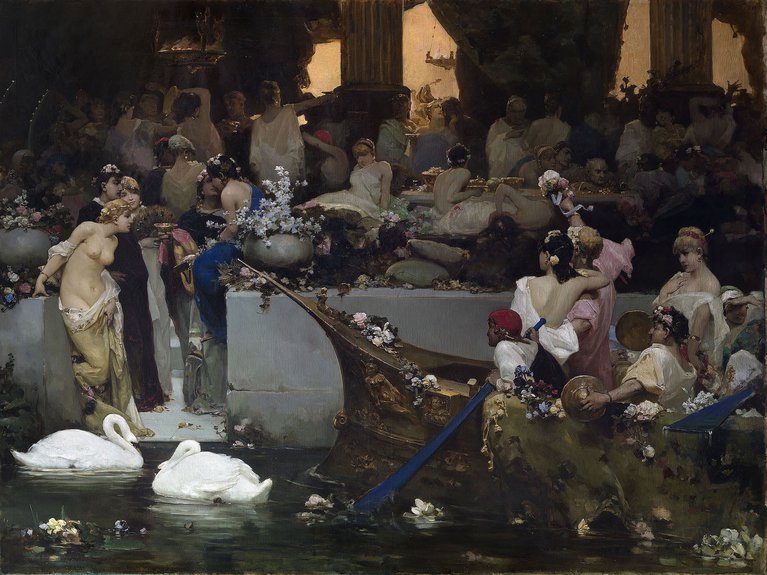 Василий Котарбинский. "Римская оргия", 1890-е. MacDougall's, эстиметй £550-900 тыс.