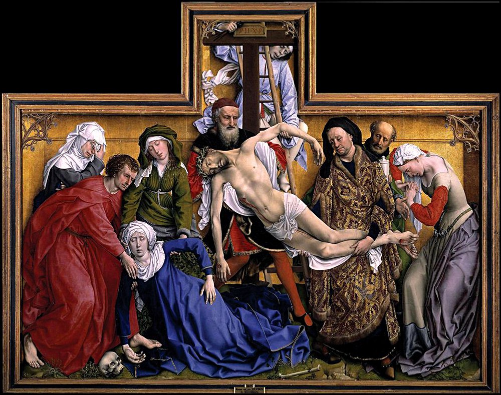 Рогир ван дер Вейден. «Снятие с Креста». Около 1435. Музей Прадо, Мадрид. Фото: Museo del Prado, Madrid