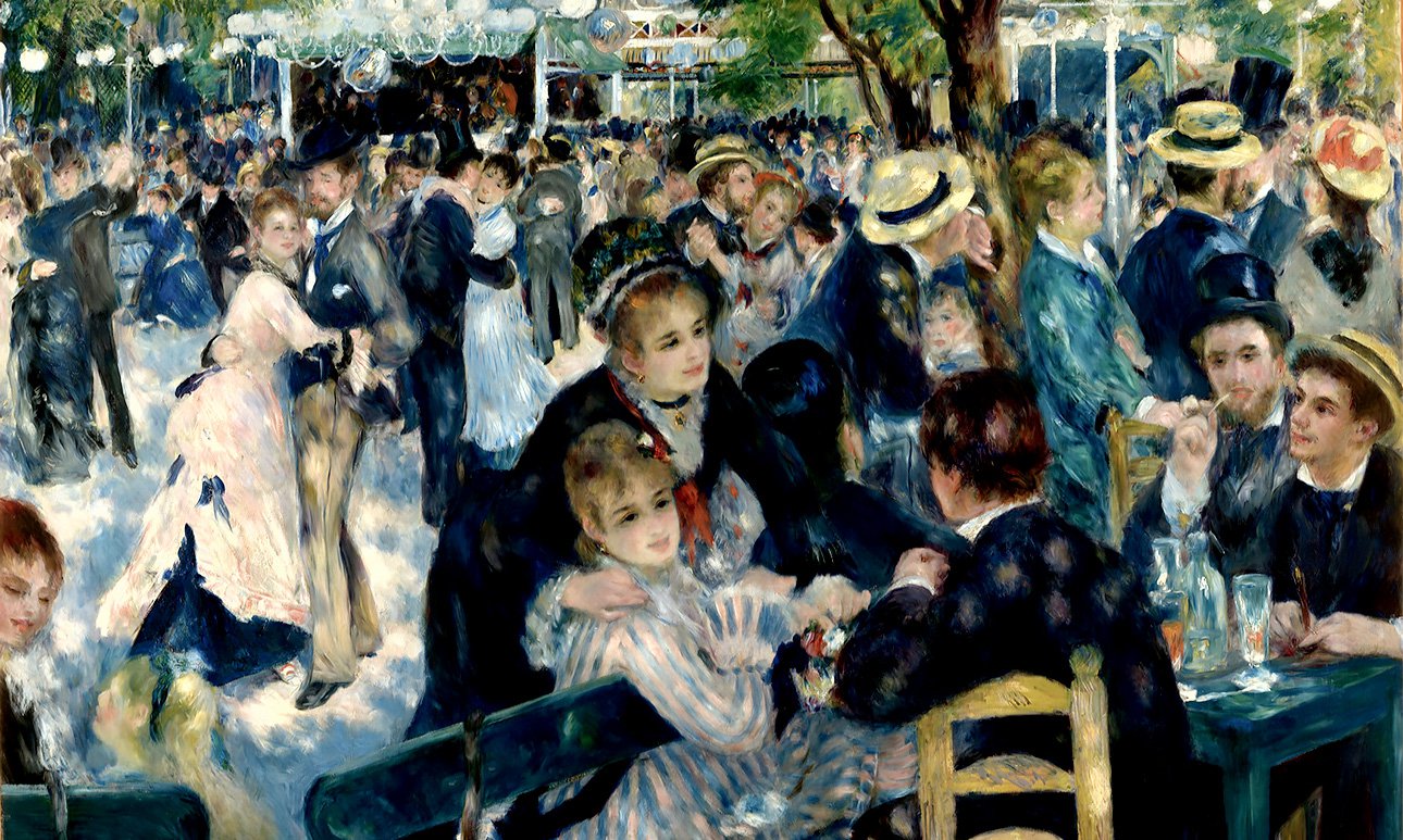 Огюст Ренуар. «Бал в Мулен де ла Галетт». 1876.  Фото: Musée d'Orsay