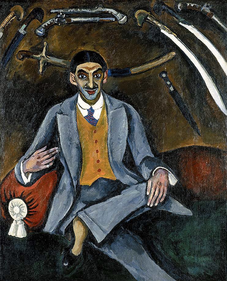 Петр Кончаловский. Портрет Георгия Якулова. 1910
