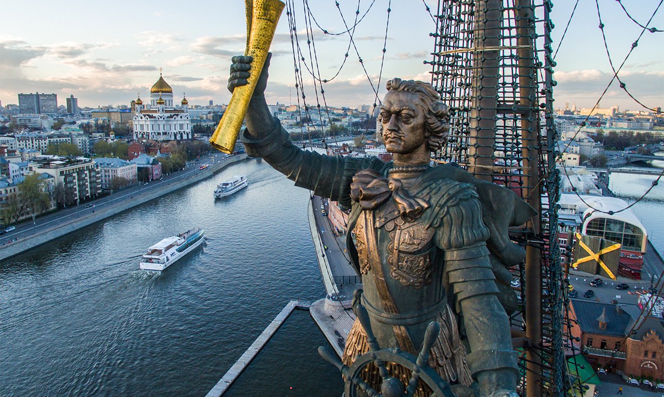 Зураб Церетели. Памятник Петру I. Москва. Фото: Сергей Бобылев / ТАСС