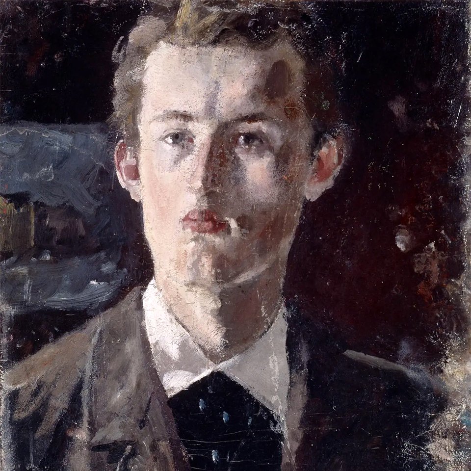 Эдвард Мунк. «Автопортрет». 1882– 1883.  Фото: Fredrik Birkelund / Oslo Museum
