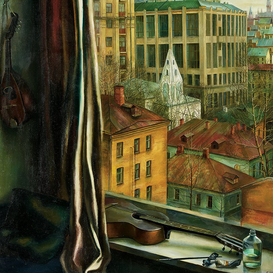 Татьяна Назаренко. «Мастерская художника». 1983.  Фото: архив Татьяны Назаренко