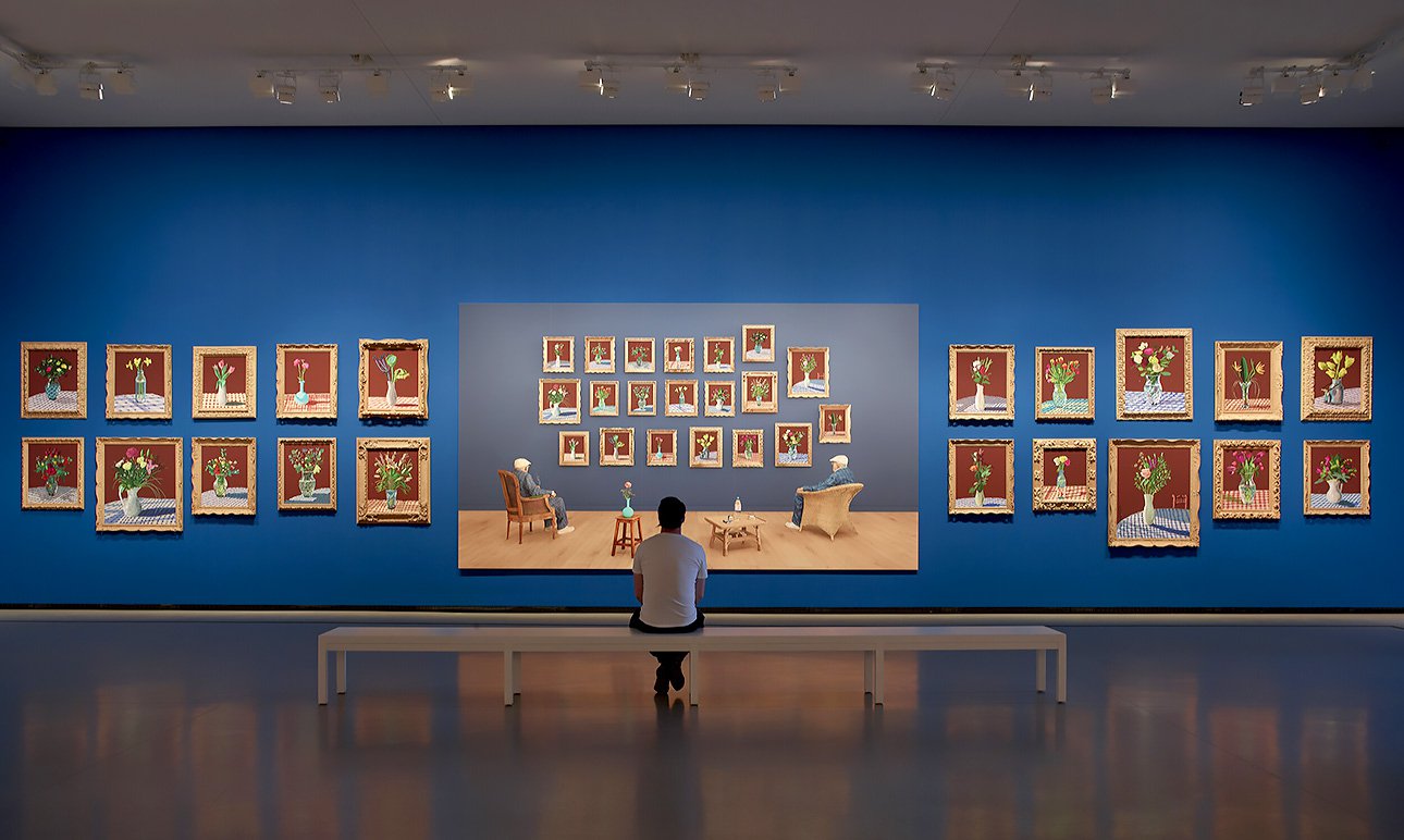 Выставка «Дэвид Хокни, 25» в Фонде Louis Vuitton.  Фото: David Hockney/Fondation Louis Vuitton/Marc Domage