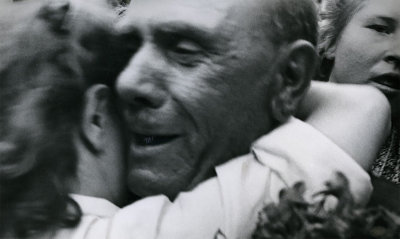 Георгий Петрусов. «Встреча победителей на Белорусском вокзале». 1945. Коллекция Алекс Лахманн.  Фото: Еврейский музей и центр толерантности