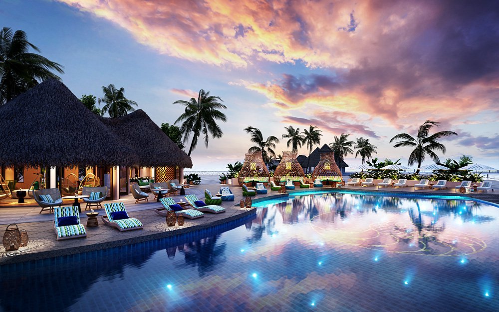 Бутик-отель The Nautilus Maldives. Бассейн