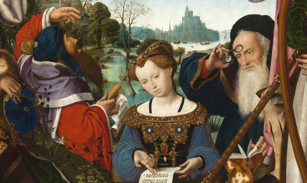 Алтарная картина «Мария во славе» (1524), написанная Яном Провостом, считается одной из лучших его работ.  Фото: Государственный Эрмитаж
