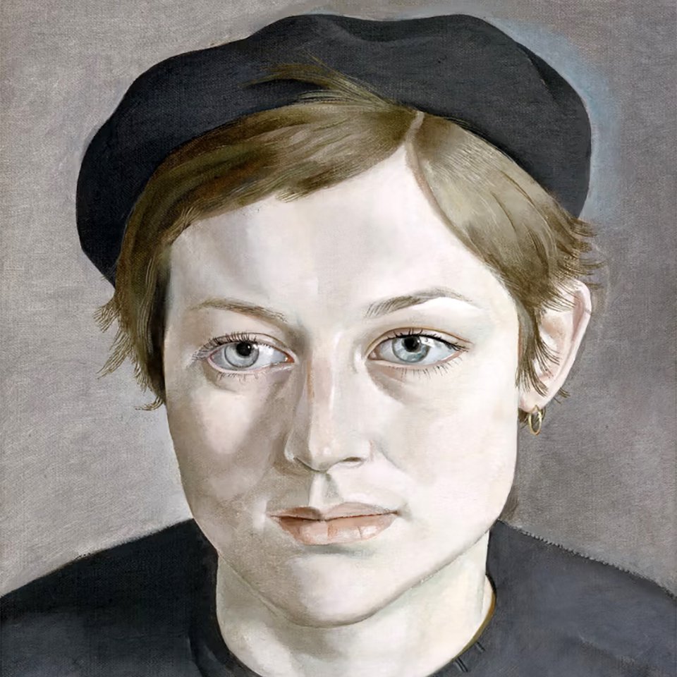 Люсьен Фрейд. «Девушка в берете». 1951-1952.  Фото: Lucian Freud Archive