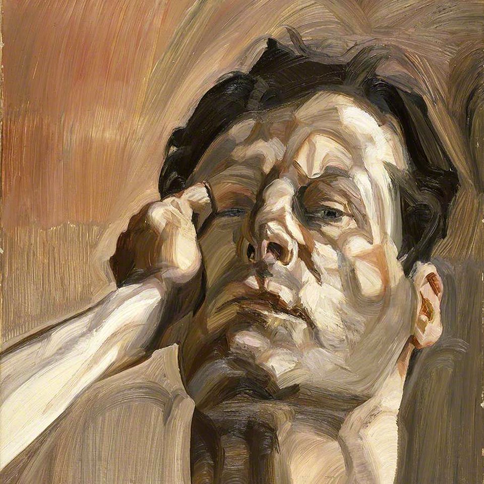 Люсьен Фрейд. «Голова мужчины. Портрет I». 1963.  Фото: Lucian Freud Archive