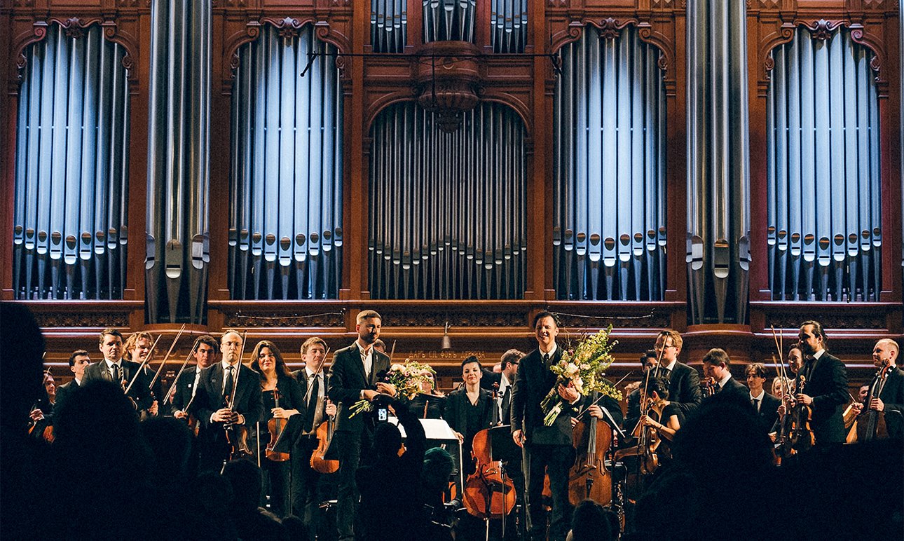 Выступление оркестра musicAeterna под управлением Теодора Курентзиса в Большом зале Московской консерватории им. П.И.Чайковского.  Фото: MR Group