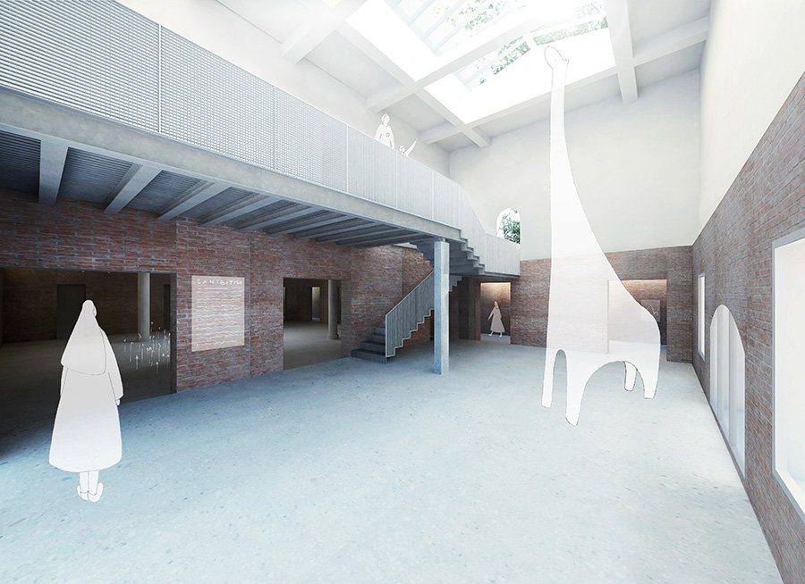 Проект центрального зала обновленного павильона. Фото: KASA