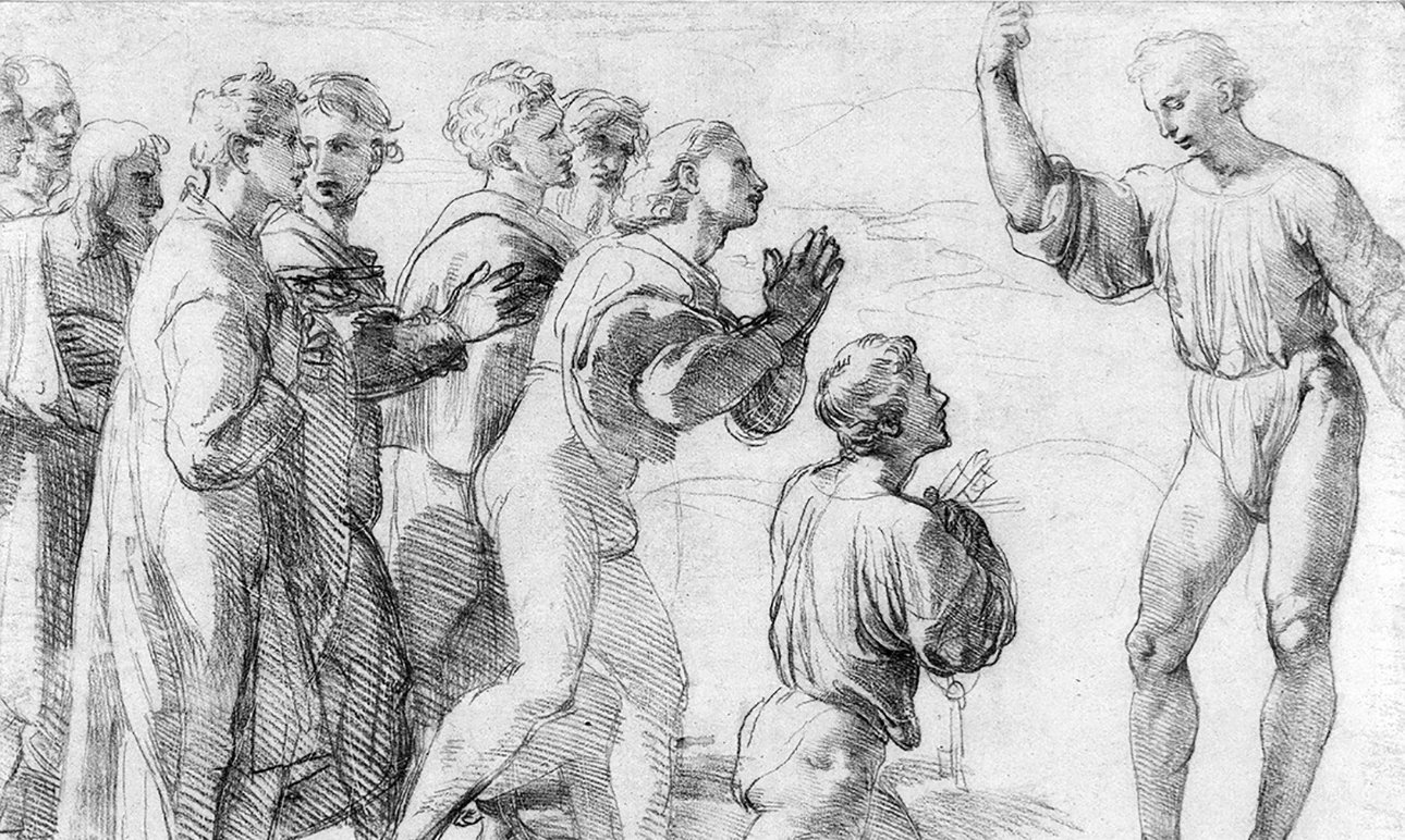 Рафаэль Санти. «Призвание апостола Петра». Около 1514. Фото: Royal Collection Trust/His Majesty King Charles III