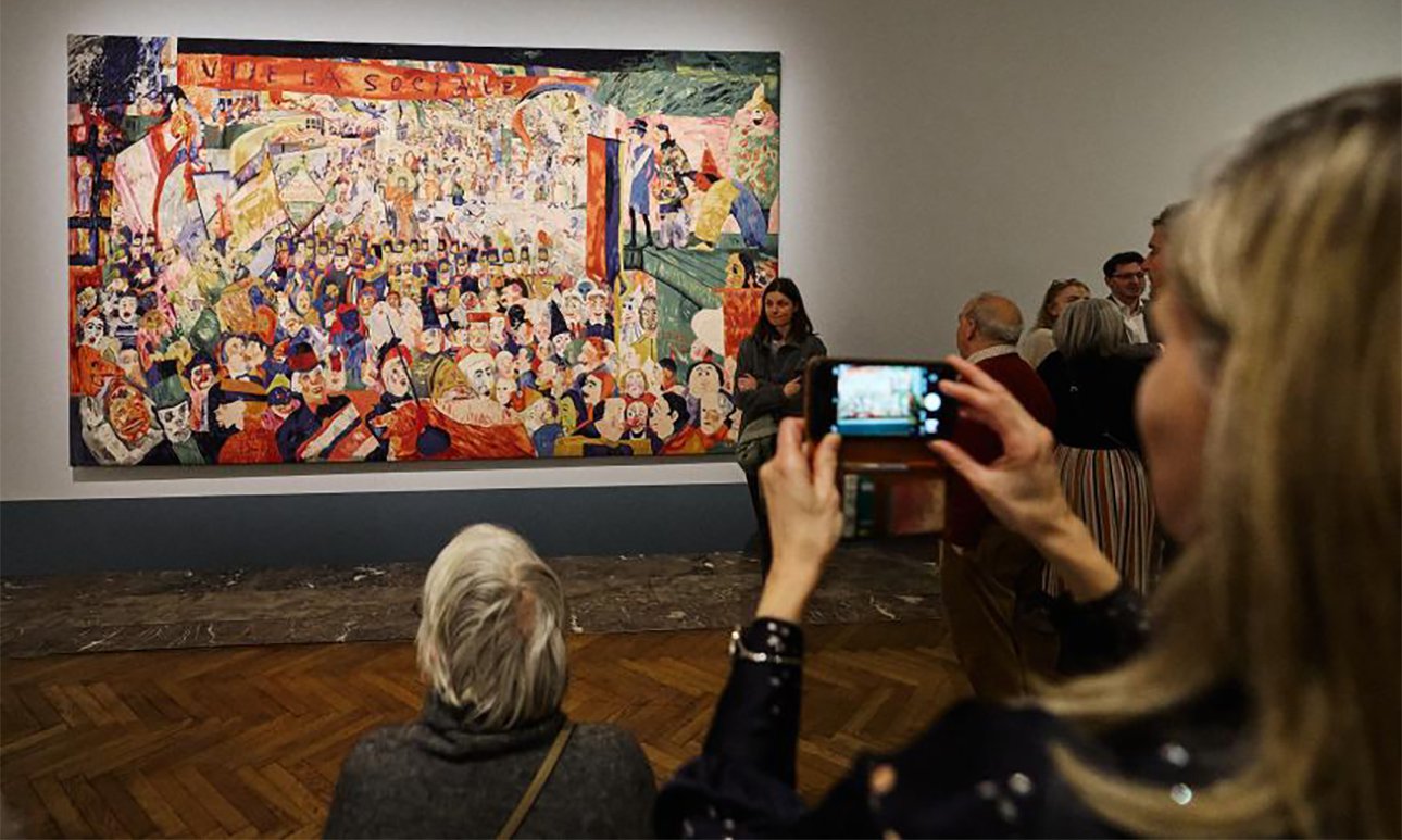 Выставка «Джеймс Энсор. Маэстро». Дворец изящных искусств (Bozar).  Фото: Yannick Sas / BOZAR