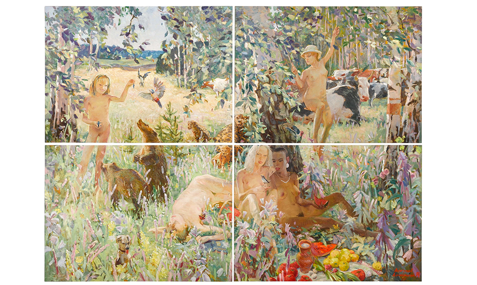 Александр Виноградов и Владимир Дубосарский.  Big Paradise. 1994. Фото: Sotheby’s