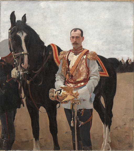 Портрет великого князя Павла Александровича. 1897. Холст, масло. 166,7 × 149,5