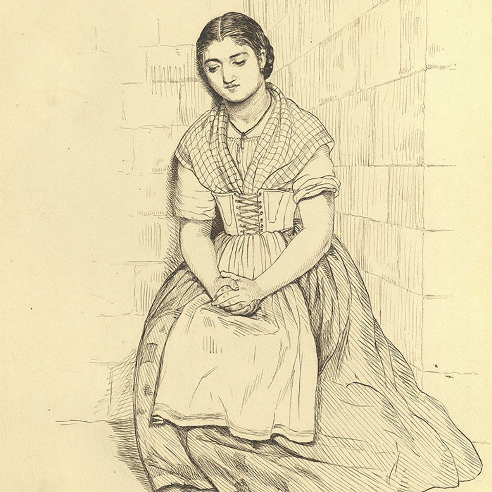 Франческа Александер. «Золушка». 1850-е.  Фото: Wellesley College Special Collections