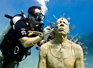 Осенью во Франции откроется несколько подводных парков со скульптурами