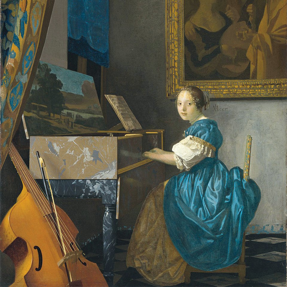 Ян Вермеер. «Молодая женщина, сидящая за вёрджинелом». Фото: The National Gallery, London