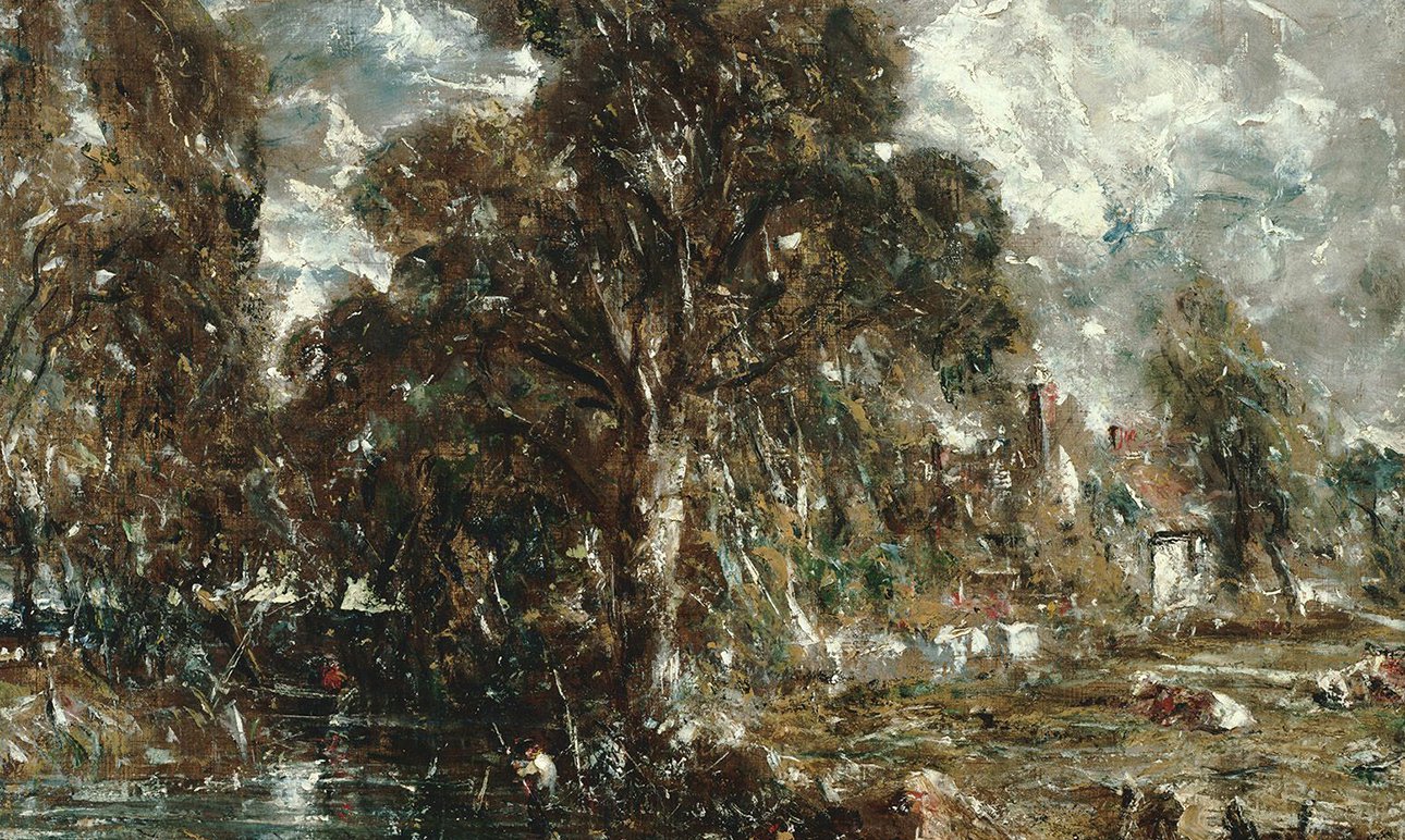Джон Констебл. «На реке Стаур». Около 1834-1837.   Фото: The Phillips Collection, Washington DC