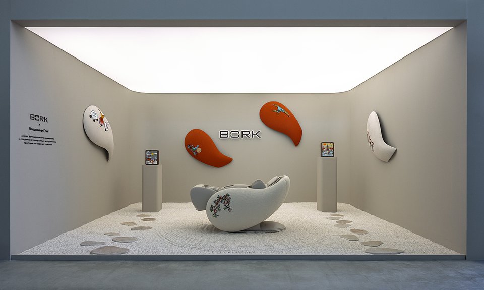 Стенд BORK на 13-й международной ярмарке современного искусства Cosmoscow.  Фото: Cosmoscow