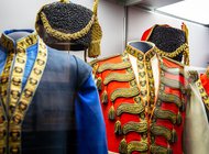 Казачество выстроилось на торжественный смотр в Царском Селе
