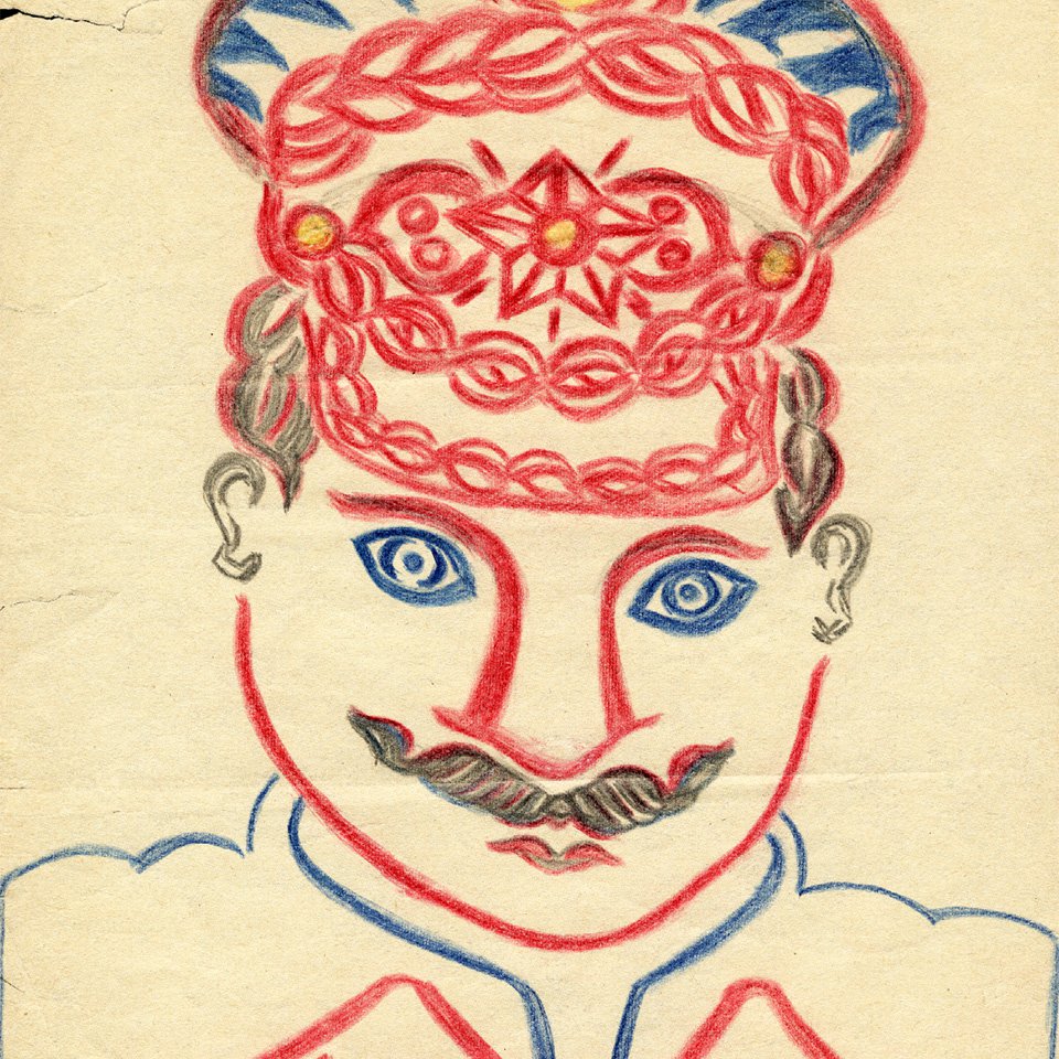 Михаил Калякин. «Огнеград. Победный гладиолус». 1950–1960-е Фото: коллекция Владимира Гаврилова