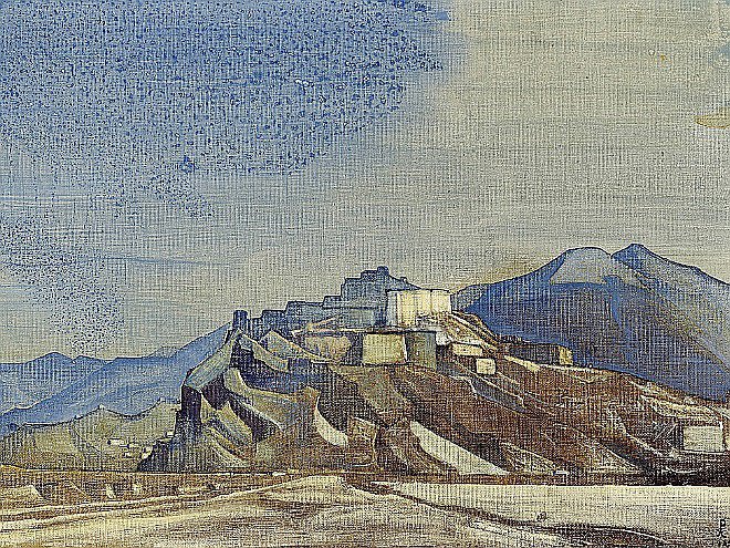Николай Рерих. «Святыни и твердыни». 1925. Эстимейт £50–70 тыс. Продано за £56,3 тыс. Аукцион Bonhams, 29 ноября. Фото: Bonham