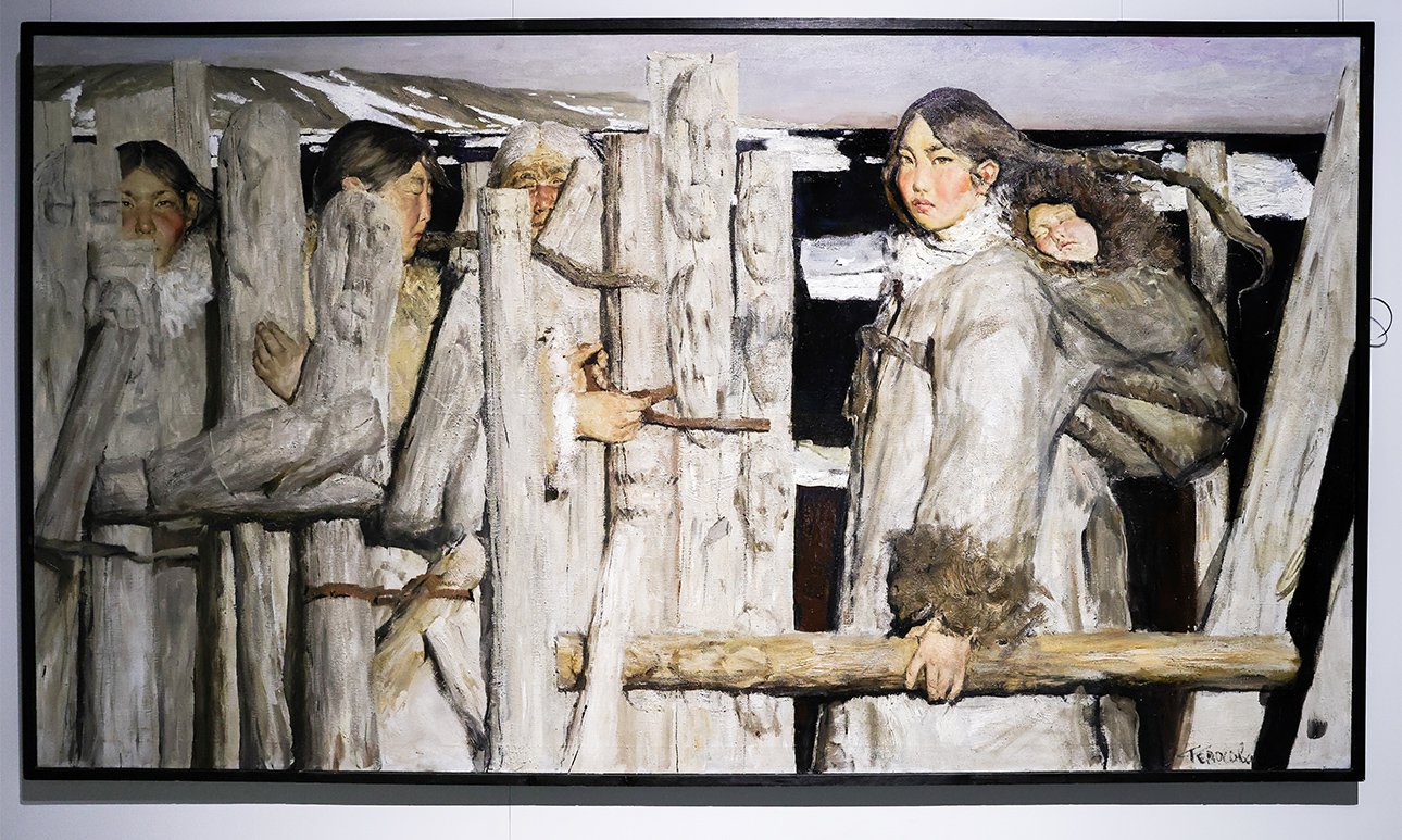 Александра Федосова. «Народы Севера. Вайгач».  Фото: «Паркинг Галерея»