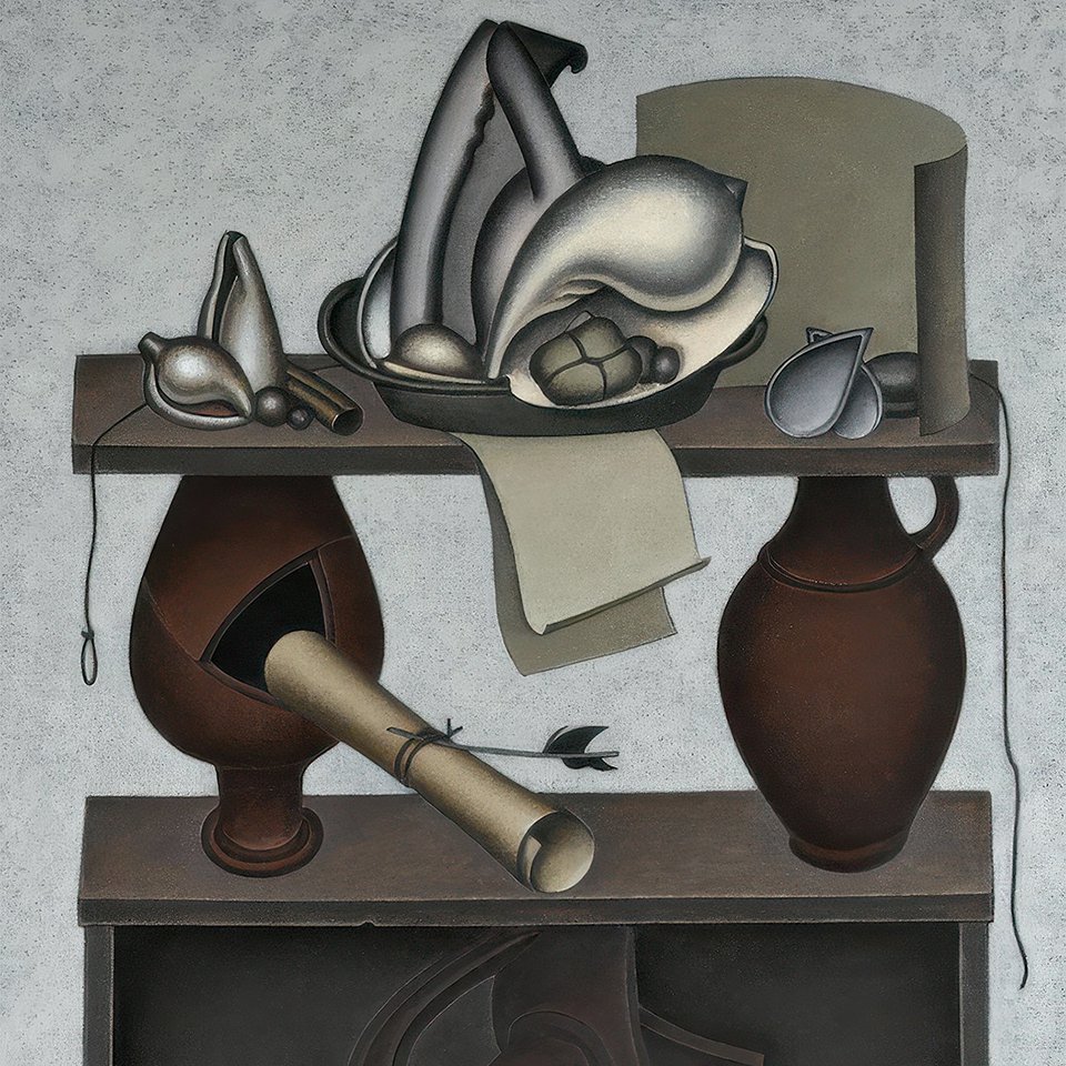 Дмитрий Краснопевцев. «Натюрморт с тремя кувшинами». 1976. Фото: Sotheby’s