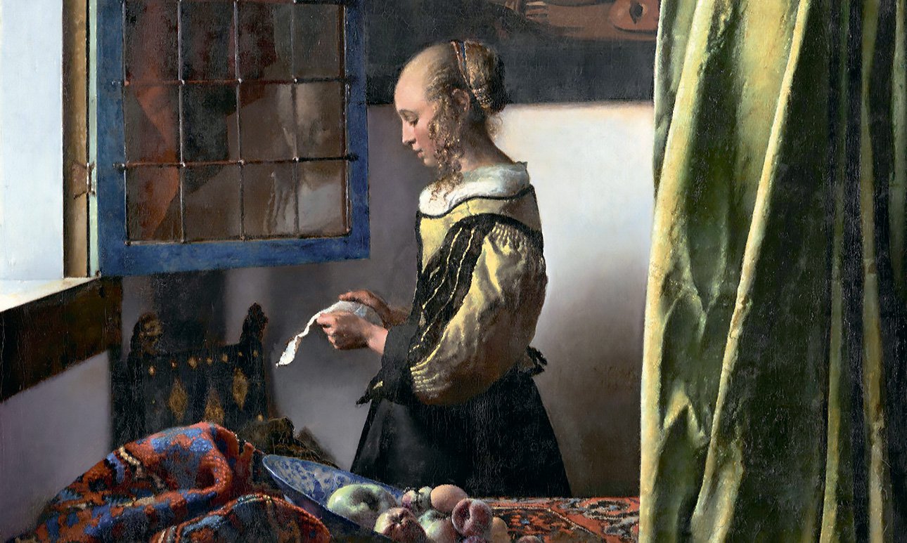 Ян Вермеер. «Девушка, читающая письмо у открытого окна». 1657-1659.  Фото: Rijksmuseum
