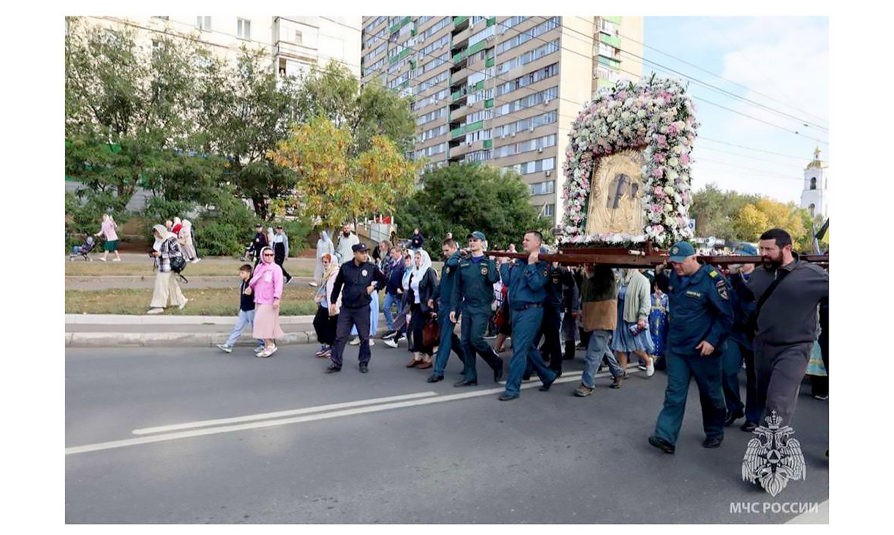 Табынская икона Божьей Матери.  Фото: МЧС России