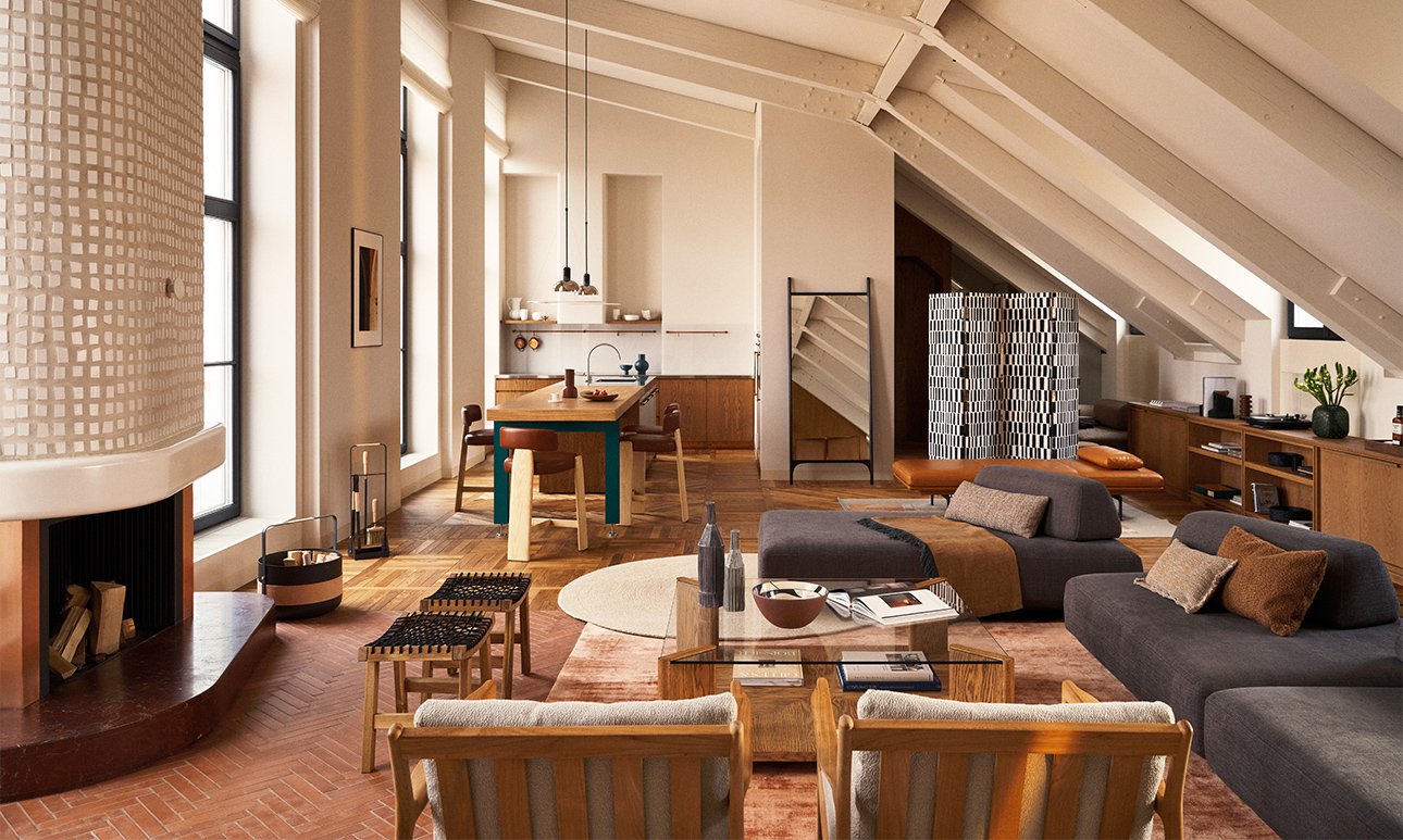 Интерьер резиденции Hideout.  Фото: Hideout